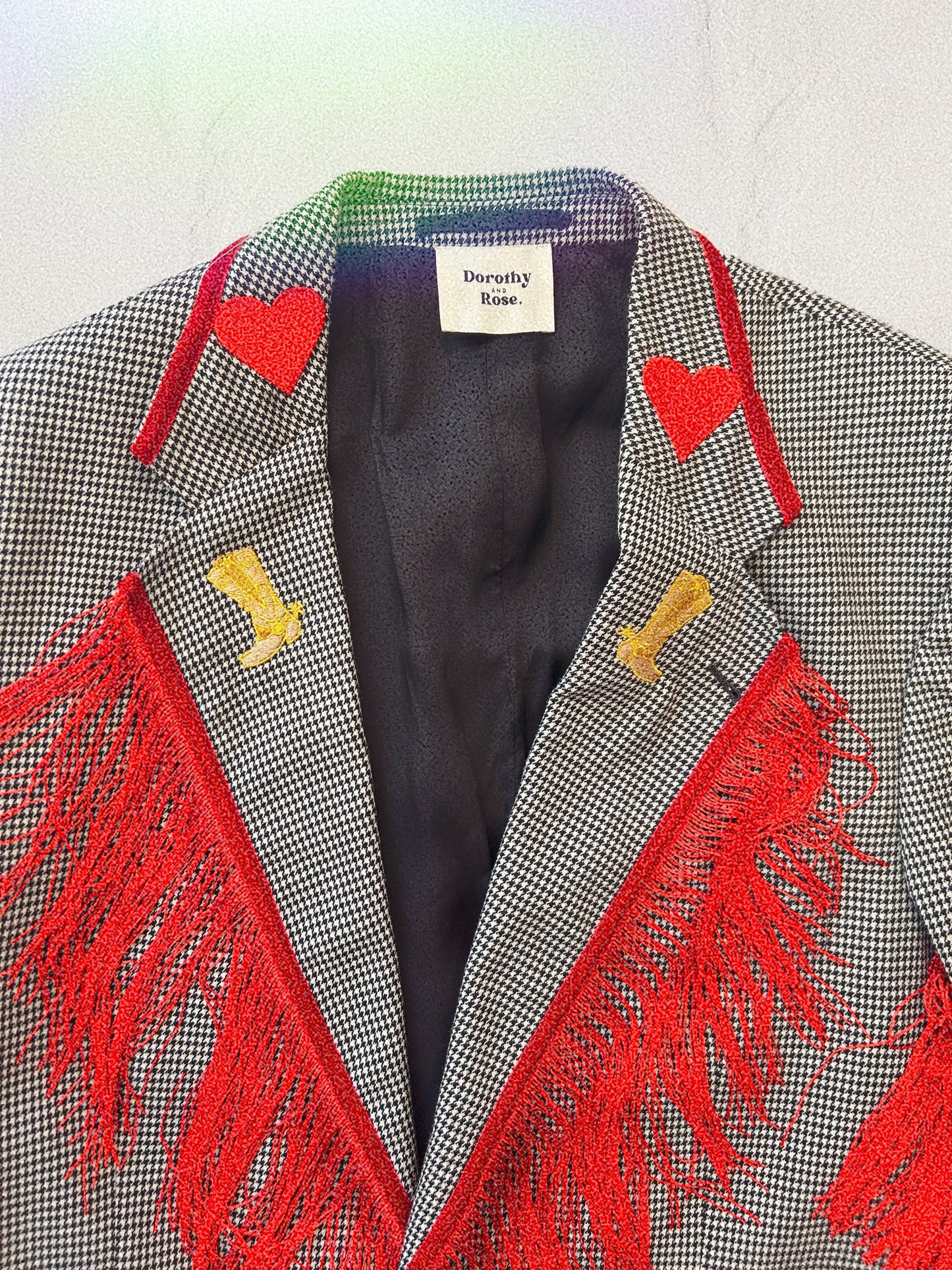 Reimagined cowboy embroidered jacket