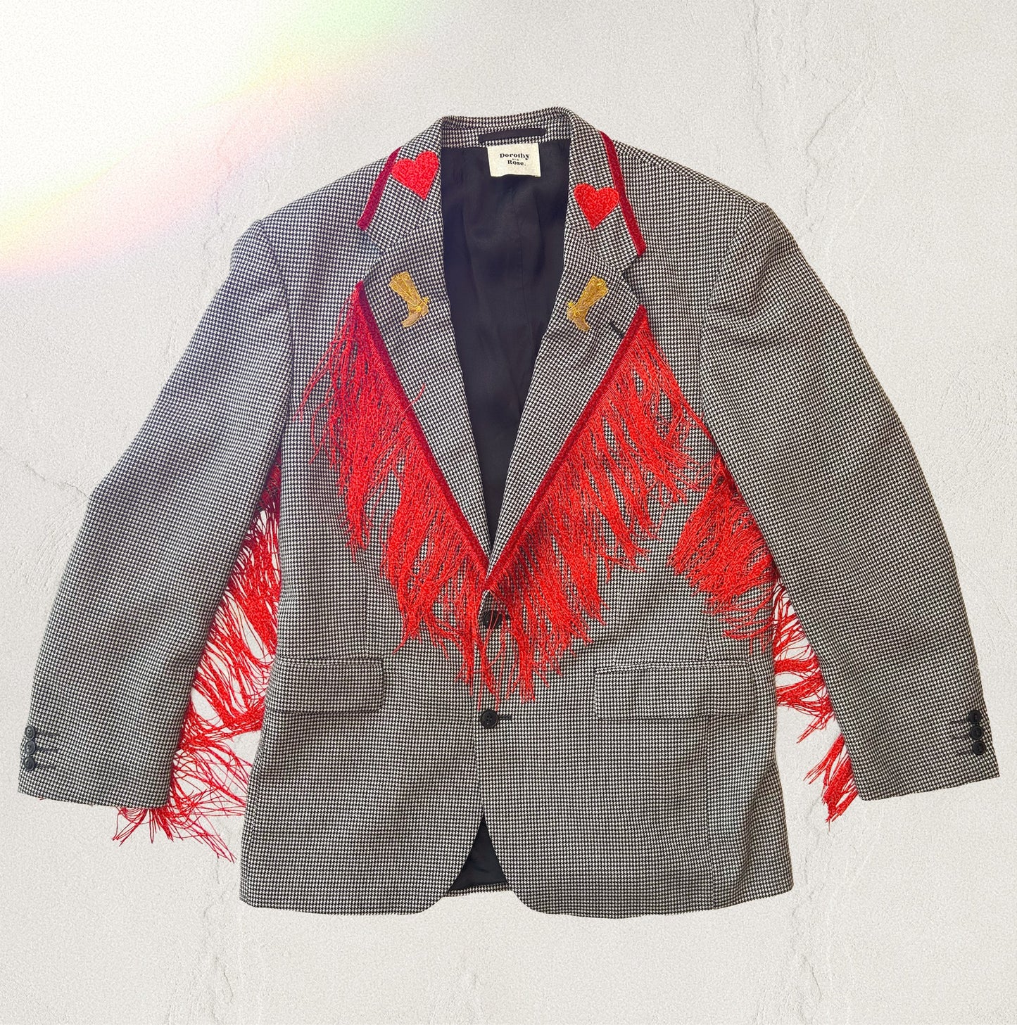 Reimagined cowboy embroidered jacket