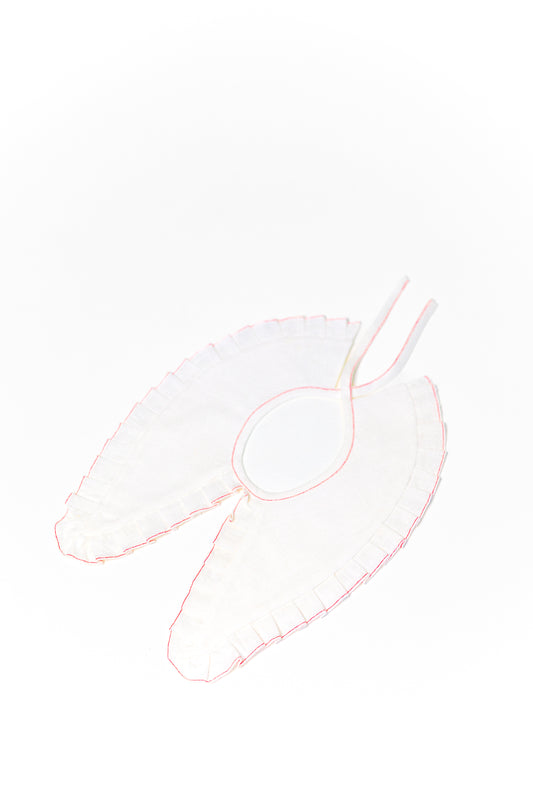 Oversized white collar