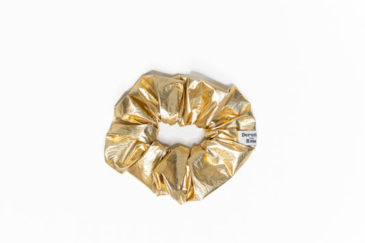 The ultimate gold scrunchie