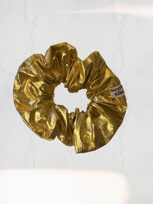 The ultimate gold scrunchie