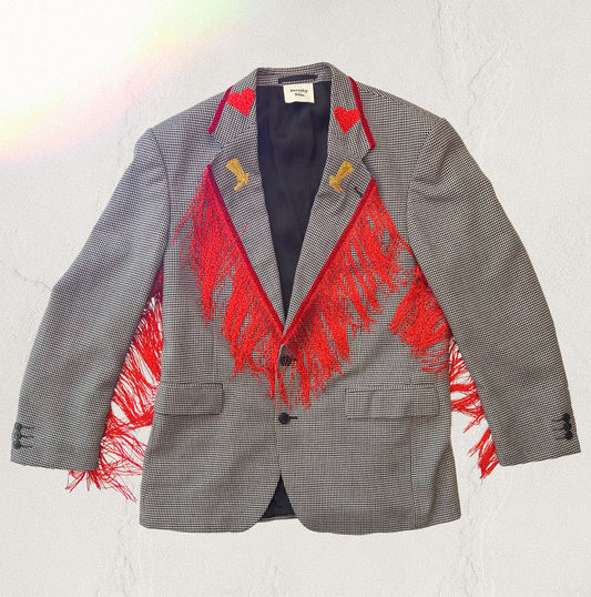 Reimagined cowboy embroidered jacket